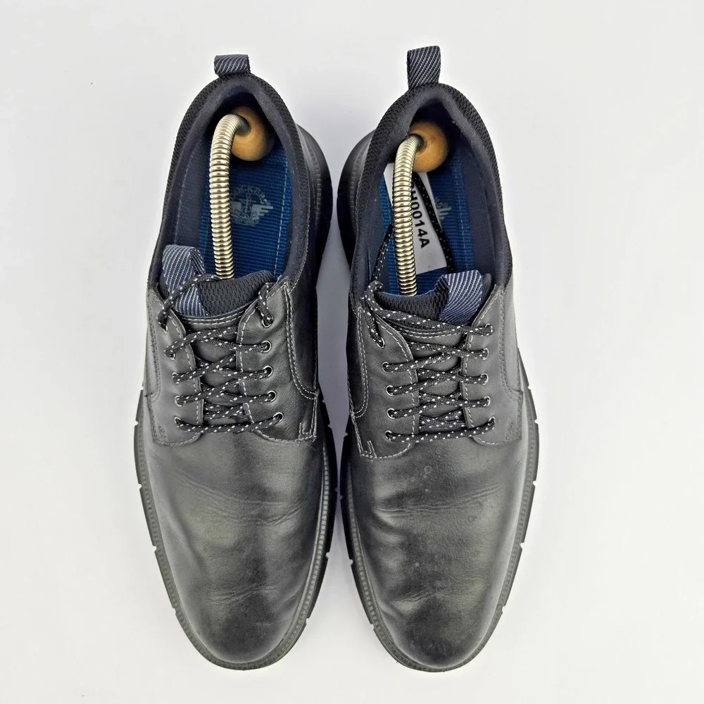 Dockers Mens Black Cooper Business Casual SupremeFlex Lace Oxford Shoe 10.5M